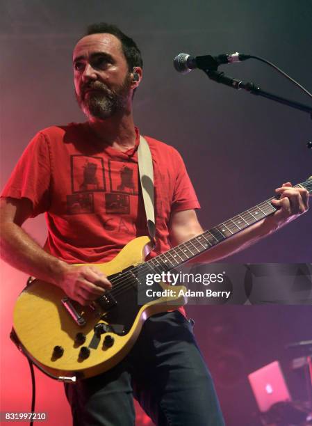 James Mercer of The Shins performs during a concert at Huxleys Neue Welt on August 15, 2017 in Berlin, Germany.