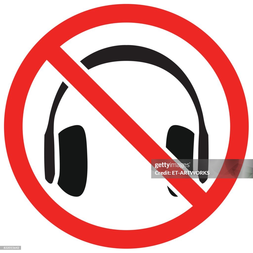 Headphones ban