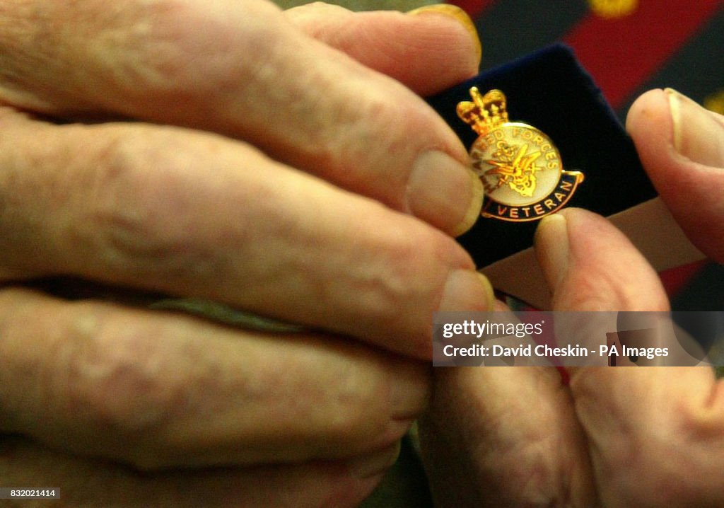 Chancellor attends veterans service in Kirkcaldy.