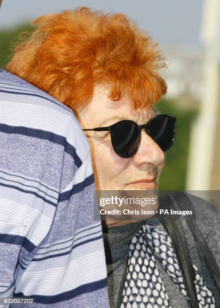 Pensioner Shirley Rita Freed outside Brighton Magistrates Court where she pleaded guilty to sending packages containing sugar and weed killer to...