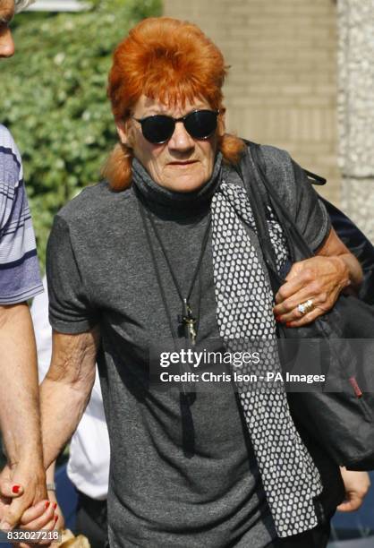 Pensioner Shirley Rita Freed outside Brighton Magistrates Court where she pleaded guilty to sending packages containing sugar and weed killer to...