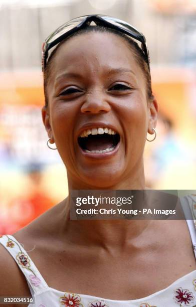 Actress Angela Griffin at the UK premiere of Bob the Builder: Built To Be Wild, in Leicester Square, central London.