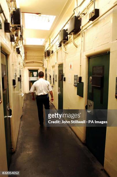 The men's cells at Bow Street Magistrates Court, central London, which closes for business for the final time today.