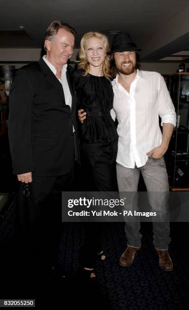 Sam Neill, Cate Blanchett and Martin Henderson arriving for the UK premiere of Little Fish, at the Curzon Soho, central London.Sam Neill and his...