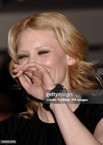 Cate Blanchett arriving for the UK premiere of Little Fish, at the Curzon Soho, central London.Sam Neill and his step-daughter Maiko arrive for the...