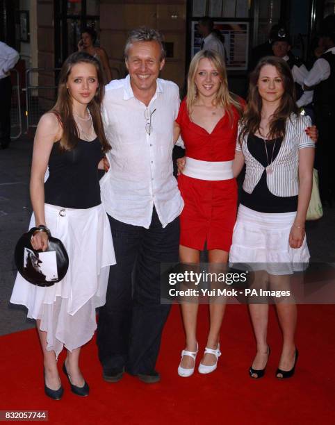 Actor Anthony Head and his daughters arrive for the premiere of Stormbreaker, from the Vue West End, Leicester Square, central London.