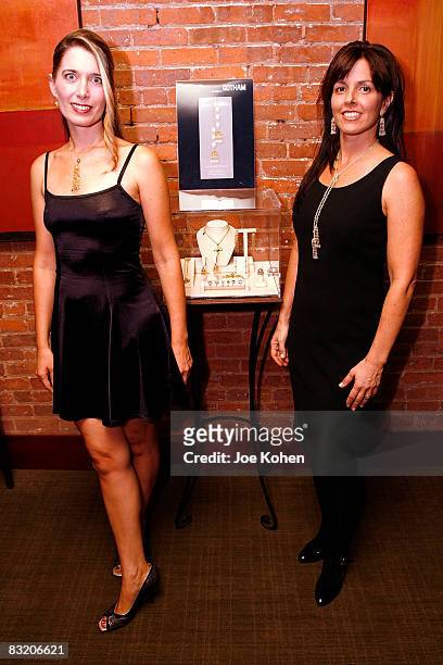 Judy Ann Olsen and Designer Donna Distefano attend the Gotham Magazine Kick-Off for the First Annual NYC Food & Wine Festival at Fiamma on October 9,...