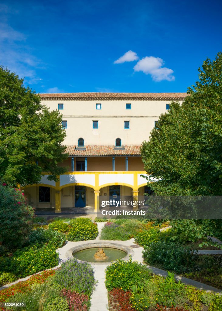 Espace Van Gogh in de Franse stad Arles, Bouches-du-Rhône departement van de Provence.