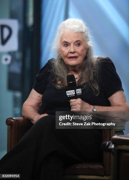 Actress Lois Smith attends Build Series to discuss her play "Marjorie Prime" at Build Studio on August 15, 2017 in New York City.