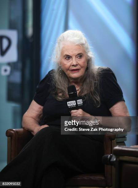 Actress Lois Smith attends Build Series to discuss her play "Marjorie Prime" at Build Studio on August 15, 2017 in New York City.