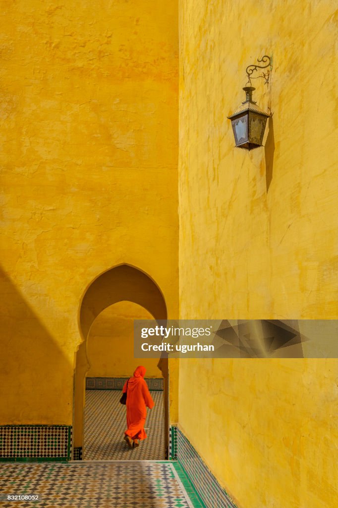 Moulay Ismail mausoleum in Morocco