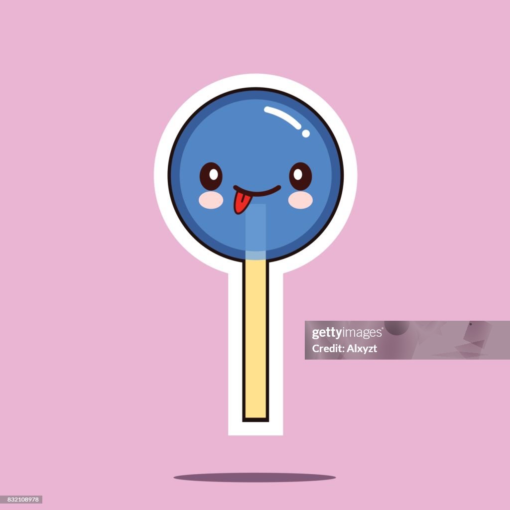 Kawaii Dulces Piruleta Dibujos Animados Emoticonos Cara Icono Ilustración de stock - Getty Images Kawaii Dulces Piruleta Dibujos Animados Emoticonos Cara Icono Ilustración de stock - Getty Images