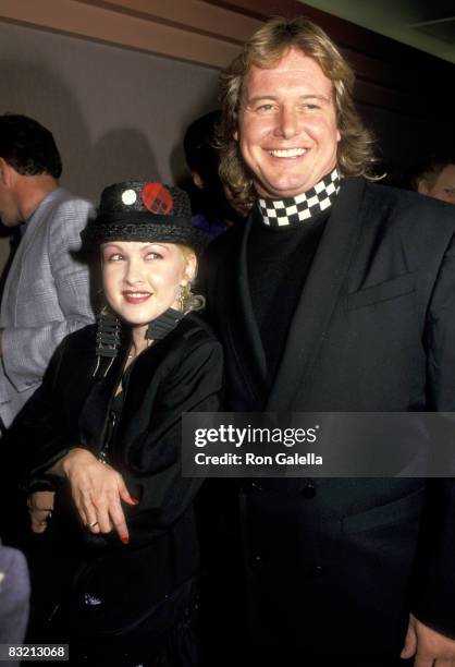 Cyndi Lauper and "Rowdy" Roddy Piper