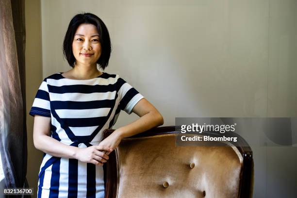 Chrissy Luo, co-founder and vice chairman of Shanda Group, poses for a photograph in Singapore, on Friday, June 9, 2017. A dozen years ago, the...