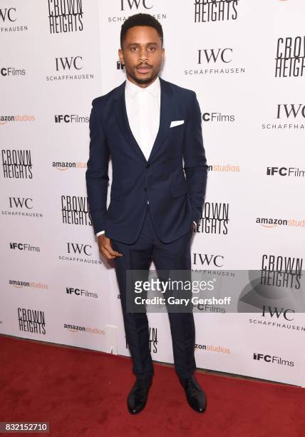 Producer/actor Nnamdi Asomugha attends the "Crown Heights" New York premiere at The Metrograph on August 15, 2017 in New York City.