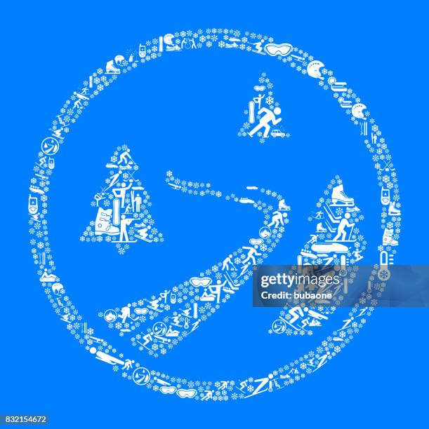 snow resort trip winter sports fun - christmas bunting stock illustrations