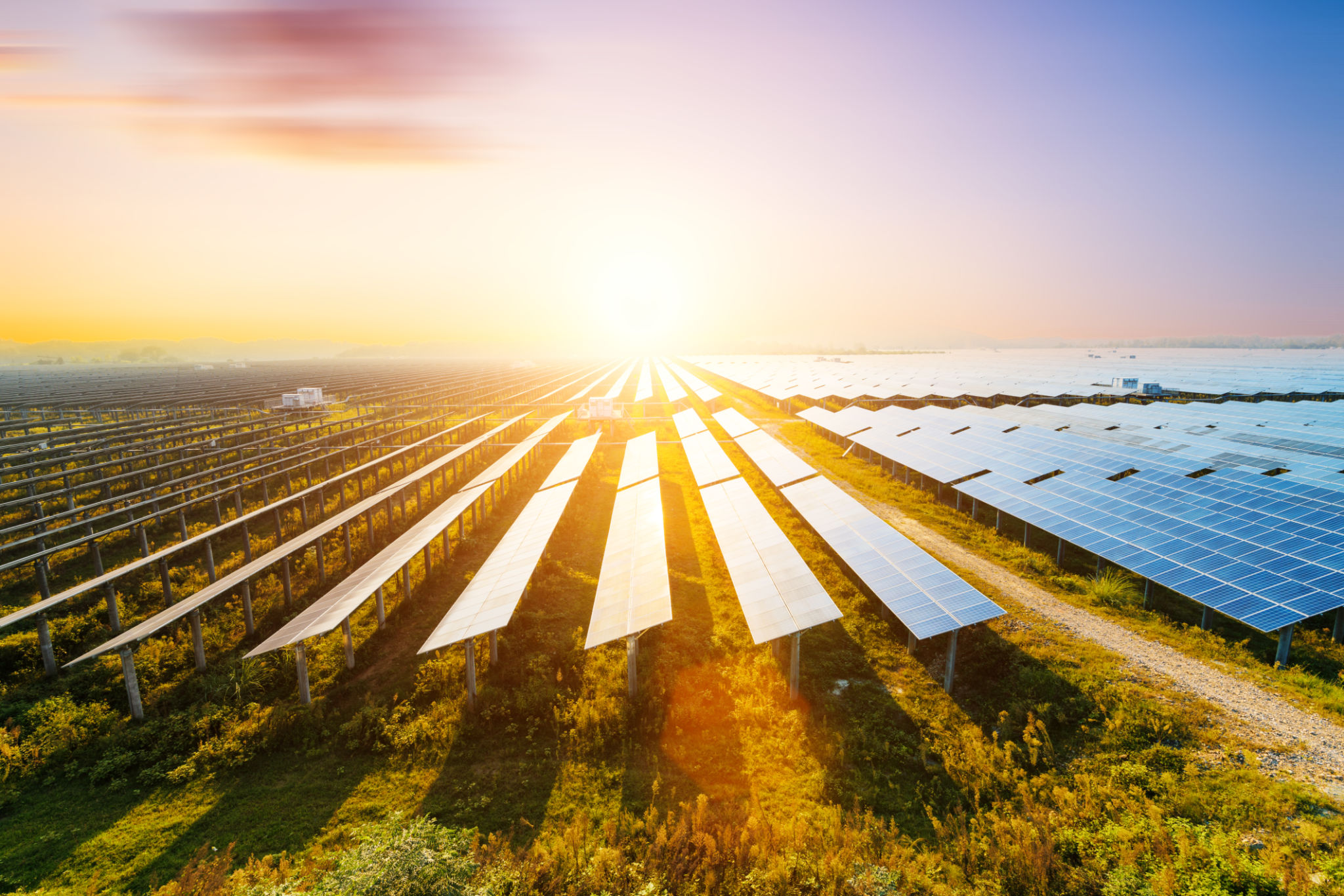 solar energy sunny day