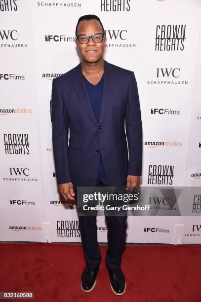 Scrrenwriter, director and professor Geoffrey Fletcher attends the "Crown Heights" New York premiere at The Metrograph on August 15, 2017 in New York...