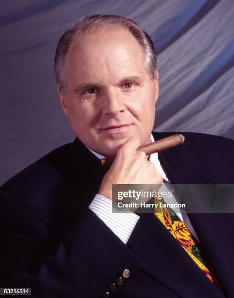 Rush Limbaugh poses for a Portrait on July 6th, 2005 in Los Angeles, California.