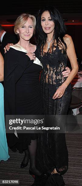 Marine Jacquemin and Yamina Benguigui attend the opening night of the Cinema Verite on October 10, 2008 in Geneva, Switzerland.