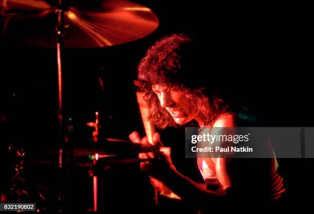 Aynsley Dunbar of Journey at the Aragon Ballroom in Chicago, Illinois, May 18, 1979.