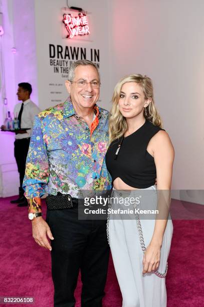 Jonathan Mitchell and Mandy Mitchell at "Pinkie Swear" Makeup Collective Celebrates Launch With Special Exhibition "Drawn In: Beauty Illustration in...