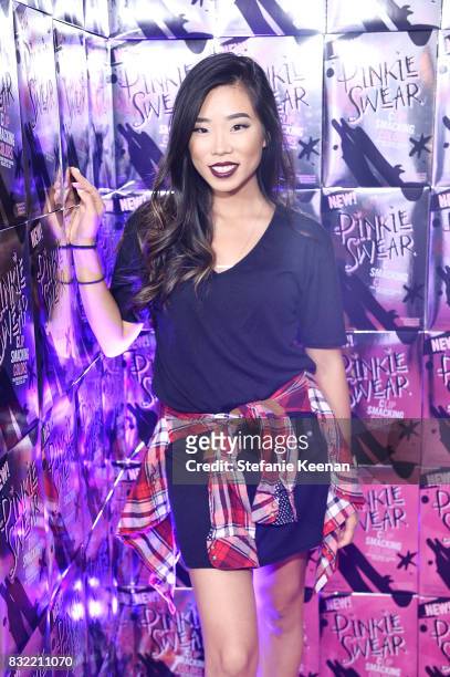 Jean Kim at "Pinkie Swear" Makeup Collective Celebrates Launch With Special Exhibition "Drawn In: Beauty Illustration in the Digital World" Curated...