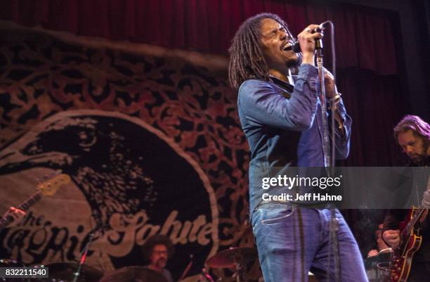 Singer John Hogg of The Magpie Salute performs at Neighborhood Theatre on August 15, 2017 in Charlotte, North Carolina.