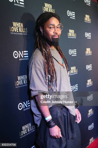 Ty Hunter attends the"When Love Kills: The Falicia Blakely Story" New York Premiere at AMC Empire 25 theater on August 15, 2017 in New York City.