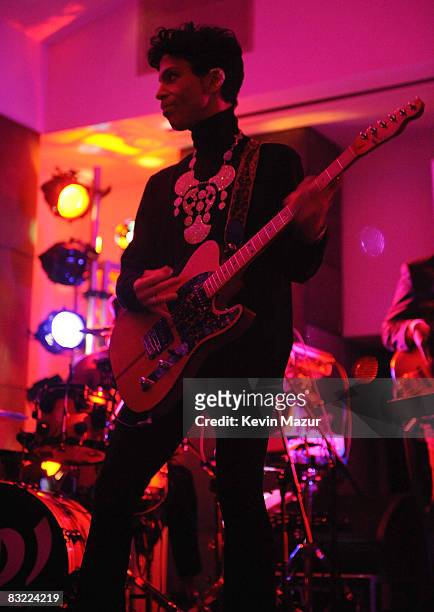 Exclusive* Prince performs inside Prince's "21 Nights" Book Launch Presented by Inocente Tequila and Heineken