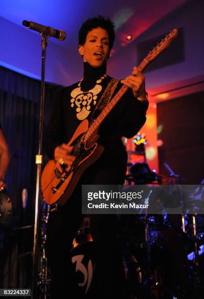 Exclusive* Prince performs at Prince's "21 Nights" Book Launch Presented by Inocente Tequila and Heineken