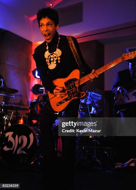 Exclusive* Prince performs at Prince's "21 Nights" Book Launch Presented by Inocente Tequila and Heineken