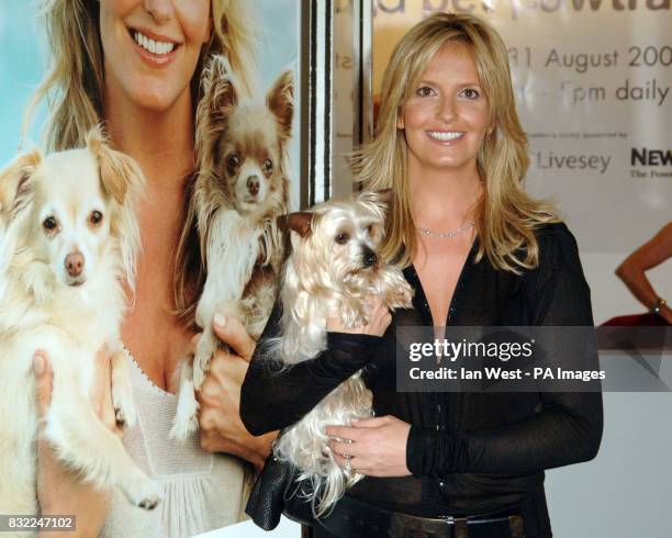 Penny Lancaster arriving at the opening of the PDSA Pet Pawtraits calendar exhibition at the Mall galleries, central London. Picture date: Wednesday...