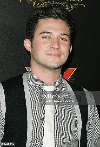 Personality Justin Kredible attends "The Most Interesting Show in the World" presented by Dos Equis at The Henry Fonda Theater on October 10, 2008 in...