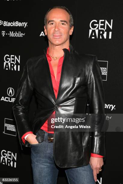 Designer Lloyd Klein arrives at the 11th Annual 'Fresh Faces In Fashion' event held at the Peterson Automotive Museum on October 10, 2008 in Los...