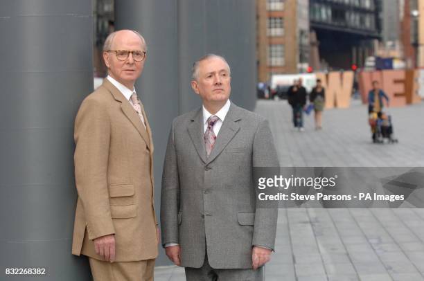 Controversial artists Gilbert and George launch a major retrospective of their work to be displayed at the Tate Modern in Spring 2007 at theOld...