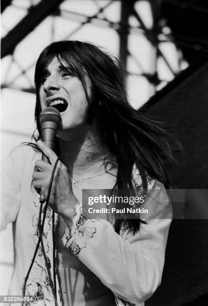 Steve Perry of Journey at Comiskey Park in Chicago, Illinois, August 5, 1979.