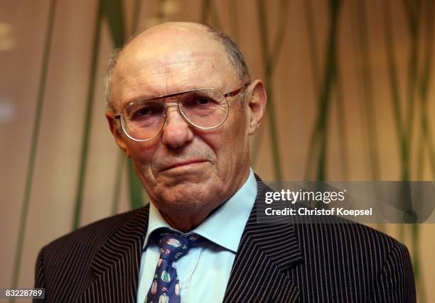 Helmut Faeder attends the meeting of the DFB Club of German National Players at the Signal Iduna Park on October 11, 2008 in Dortmund, Germany.