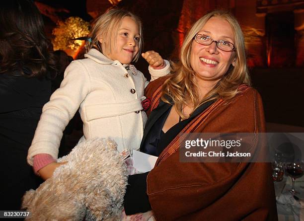 Alice Pavarotti and her mother Nicoletta Pavarotti attend a Memorial service to celebrate the life of the opera singer Luciano Pavarotti as part of...