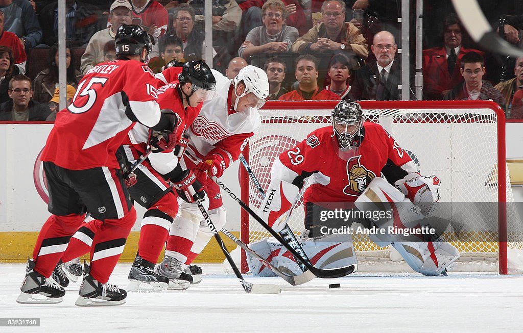 Detroit Red Wings v Ottawa Senators