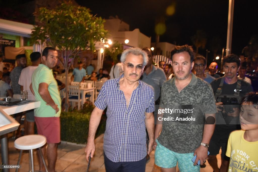 Saudi Prince Al-Waleed Bin Talal in Turkey for holiday