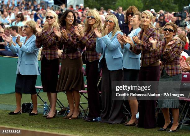 Ryder Cup players' wives and girlfriends Glendryth Woosnam, Jocelyn Hefner , Diane Antonopoulos , Morgan Norman , Caroline Harrington, Ebba Karlsoon,...