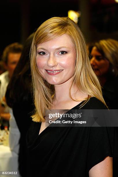 Johanna Christine Gehlen attends the German premiere of 'Brandner Kaspar' on October 11, 2008 in Munich, Germany.