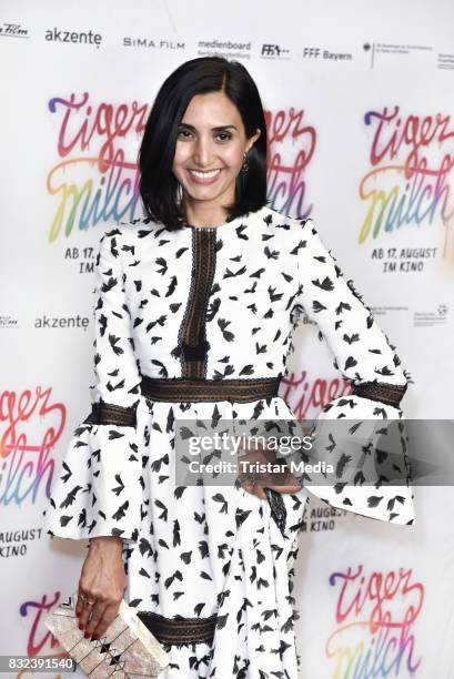 Narges Rashidi attends the 'Tigermilch' Premiere at Kino in der Kulturbrauerei on August 15, 2017 in Berlin, Germany.