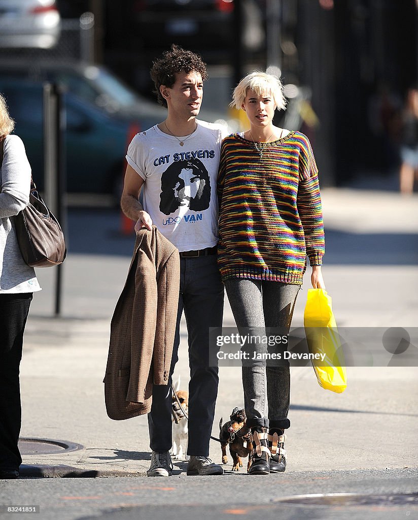 Celebrity Sightings in New York - October 12, 2008