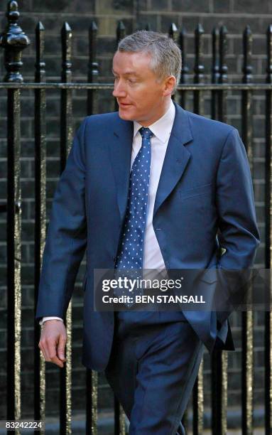 Royal Bank of Scotland Group Chief Executive Sir Fred Goodwin arrives at 10 Downing Street in London on April 15, 2008. Royal Bank of Scotland on...