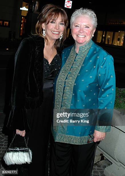 Lesley-Anne Down and Susan Flannery