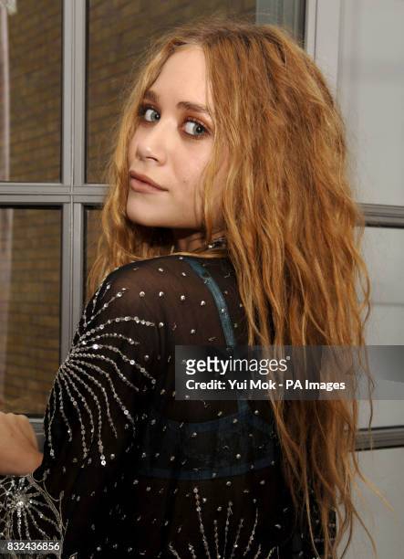 Mary-Kate Olsen attending a photocall for the launch of her new perfume line, London. Picture date: Thursday 28 september 2006. Photo credit should...