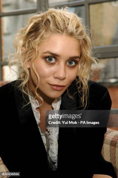 Ashley Olsen attending a photocall for the launch of her new perfume line, London.