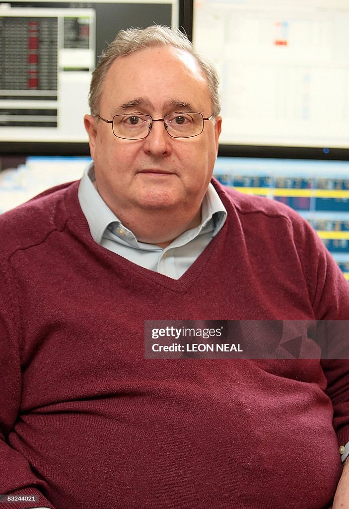Steve Cawkwell Trader Simon Cawkwell is pictured in his home in London, on October ...